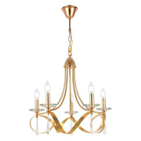 Evoluce SLE120213-05 Светильник подвесной Французское золото E14 5*40W