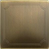 MERTEN НАКЛАДКА ЭЛЕКТР.НАЖИМ., АНТИЧНАЯ ЛАТУНЬ