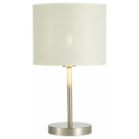 Evoluce SLE300554-01 Прикроватная лампа Никель/Белый, Серебристый E27 1*40W