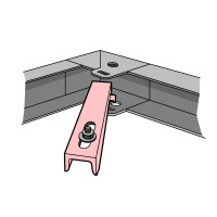 Legrand Набор из 4 фиксаторов цоколя к полу - для шкафов Altis, 034549