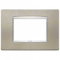 20653.C14 - Vimar Накладка классика для 3 модуля титан матовый