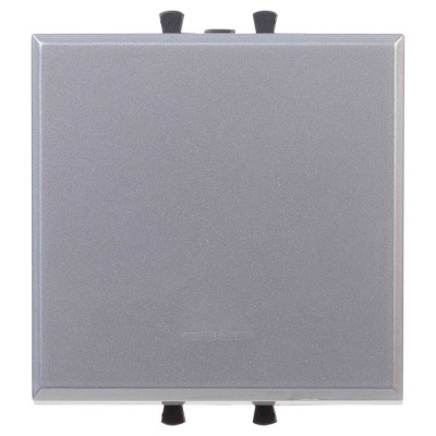 4404152 - ДКС Кнопка одноклавишная модульная, "Avanti", "Закаленная сталь", 2 модуля