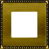 FD01211PB Fede Toledo Рамка 1-ная, Bright Patina