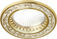 FD1027ROP Fede Светильник PARIS FLAT & ROUND, Gold White Patina