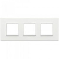 Vimar Накладка Eikon Evo на 6 модулей (2+2+2) расстояние между центрами 71мм, белая полностью, 21644.17