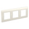 ДКС Рамка на 2+2+2 модуля (трехместная), белая, RAL9010, 75013W