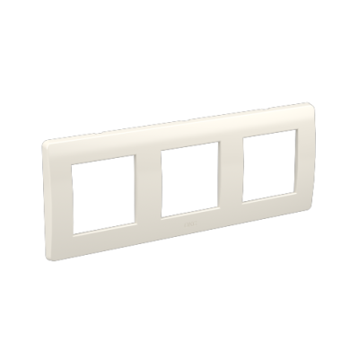 ДКС Рамка на 2+2+2 модуля (трехместная), белая, RAL9010, 75013W