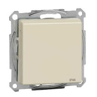 РОЗЕТКА IP44, БЕЗ РАМКИ, БЕЖ