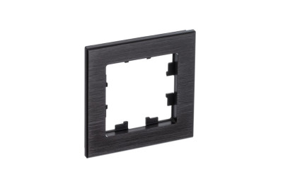 ATN312301 - ATLASDESIGN NATURE 1-постовая РАМКА, МЕТАЛЛ ОНИКС, Systeme Electric