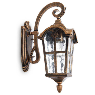 Светильник садово-парковый, 60W 230V E27 черное золото, PL103, Feron 11295