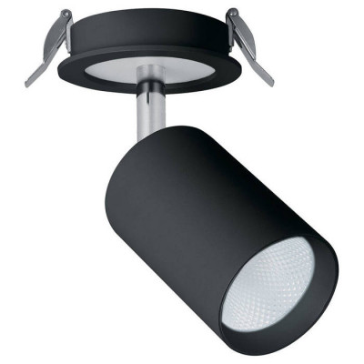 Светильник светодиодный 10+3W, 900Lm, 4000К, 35 градусов, черный, AL180, Feron 32707