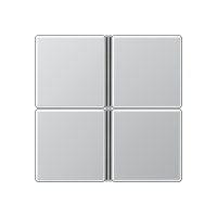 четырехклавишная крышка для KNX, в сборе, A404TSAAL четырехклавишная крышка для KNX, в сборе, A404TSAAL