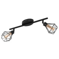 32766 Светод. спот ZAPATA 1, 2X3W(G9-LED), сталь, черный/стекло, янтарный