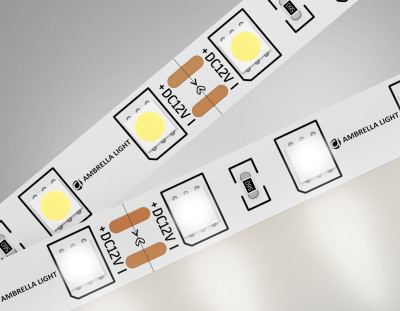 Светодиодная лента 12В 5050 60Led 14.4Вт/м 4500K IP20 5м, AMBRELLA LIGHT, GS2002