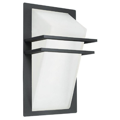 83433 Уличный светильник настенный PARK, 1х60W(E27), алюминий, антрацит/матовое стекло