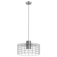 43651 Подвесной потолочный светильник (люстра) MILLIGAN, 1Х40W, E27, H1100, ?480, сталь/цинк, белый