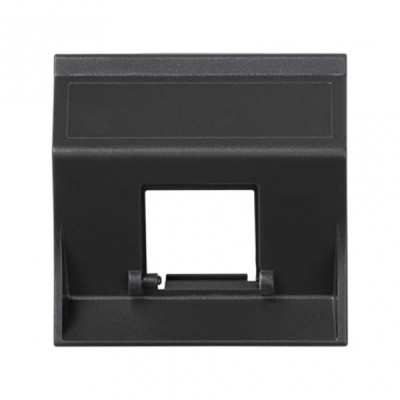 Simon Cima 500 Графит Адаптер для 1 шт RJ-45 CJ545.., CJ645.., CJ6A45F + MD67, наклон, 50х50мм,, 50000181-038