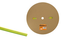 Термоусаживаемая трубка ТУТнг 8/4 желто-зеленая (100 м/ролл) TDM Electric, SQ0518-0010
