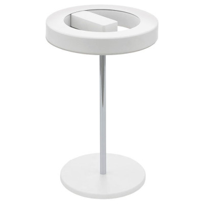 Светодиод. наст. лампа ALVENDRE c cенсор. димм., 12W(LED), 1100lm, ?220, H345, сталь, белый, хром//пластик, белый, 96658