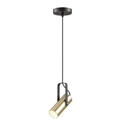 LUMION 3714/1 MODERNI LN19 100 золотой, чёрный Подвес GU10 LED 1*5W 220V CLAIRE