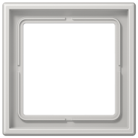 Рамка для вертикальной и горизонтальной установки, 1 пост; дюропласт; светло-серый; LS990, LS981LG