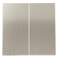 Клавиши для выключателя/переключателя двухклавишного, S70 Metal (никель), VLSM000311