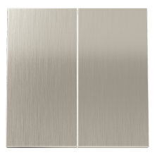 Клавиши для выключателя/переключателя двухклавишного, S70 Metal (никель), VLSM000311