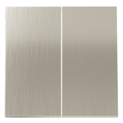 Клавиши для выключателя/переключателя двухклавишного, S70 Metal (никель), VLSM000311