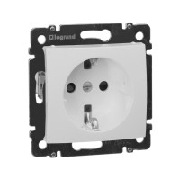 Legrand Розетка с заземлением - Legrand Valena - со шторками 16А 250В винтовые зажимы - белый, 774421