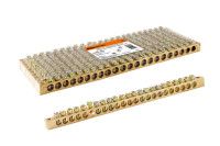 Шина "N" нулевая 6х9мм 22/2 (22 группы/крепеж по краям) TDM Electric, SQ0801-0064