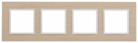 ЭРА 14-5304-01 Elegance Белен.дуб/белый Дерево Рамка 4-ая