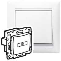 Legrand Выключатель карточный с подсветкой - Legrand Valena - без задержки выключения 10А 250В - белый, 774234 Legrand Выключатель карточный с подсветкой - Legrand Valena - без задержки выключения 10А 250В - белый, 774234