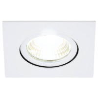 98306 Светодиод. встраиваемый светильник SALICETO димм. с рег-кой, 6W(LED), 88х88, 450lm, 4000K, алю