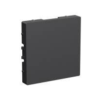 ATN001409 - ATLASDESIGN ЗАГЛУШКА без суппорта для многопостовых рамок, БАЗАЛЬТ, Systeme Electric