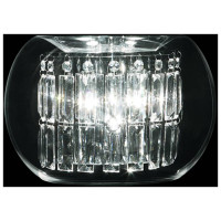 Lightstar 753634 (MB7603-3А) Бра ACQUARIO 3х20W G4 12V ХРОМ хрусталь+стекло (в комплекте)