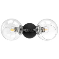 Lightstar 785627 (SB1374-2) Бра BETA 2x40W E27 ЧЕРНЫЙ (в комплекте)