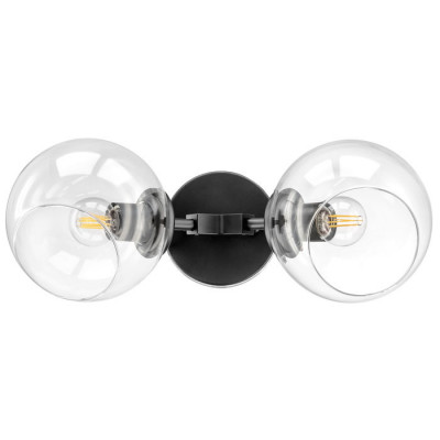 Lightstar 785627 (SB1374-2) Бра BETA 2x40W E27 ЧЕРНЫЙ (в комплекте)