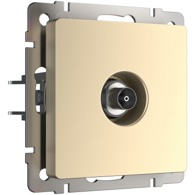 Werkel W1183011/ ТВ-розетка оконечная (шампань), a050856