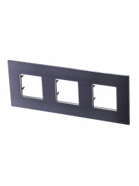 ABB NIE Zenit Сталь Рамка 3-я 2+2 +2 мод