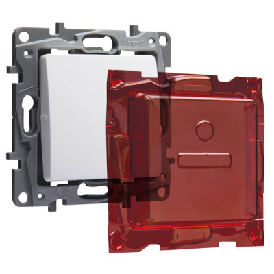 Legrand Крышка защитная - Legrand Etika - красный, 665098