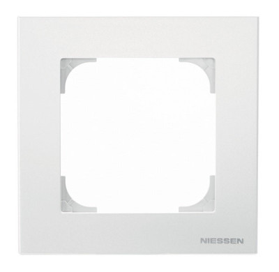 8571.1 BL - Рамка 1-постовая, базовая, серия SKY, цвет альпийский белый - 2CLA857110A1101