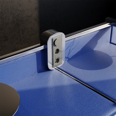 Светорегулятор встраиваемый VOLTUM S70 поворотно-нажимной 600 Вт, (титан), VLS070306