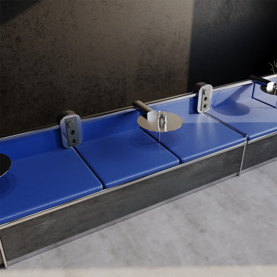 Светорегулятор встраиваемый VOLTUM S70 поворотно-нажимной 600 Вт, (титан), VLS070306