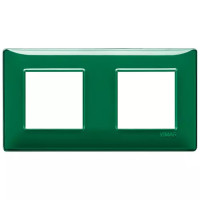 Vimar Накладка для 4 модулей (2+2) расстояние между центрами 71мм рефлекс "изумруд", 14643.47 Vimar Накладка для 4 модулей (2+2) расстояние между центрами 71мм рефлекс "изумруд", 14643.47