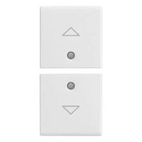 Vimar Две клавиши 1М для автоматизации, с символом "стрелка",белые, 14751.2 Vimar Две клавиши 1М для автоматизации, с символом "стрелка",белые, 14751.2