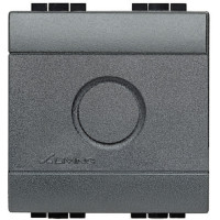 L4951 L4951 - Заглушка 2 модуля с выламываемой вставкой, чёрная, Bticino