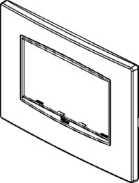 Vimar Накладка для 3 модулей металл хром, 16733.36
