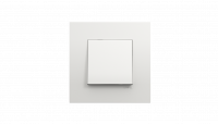 Выключатель 1-клавишный, Efapel Quadro 45, цвет белый матовый