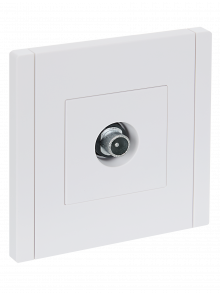 FORTE&PIANO Роз. TV проходная FP229 бел. IEK, FP-A10-P-K01