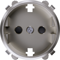 Donel D16 шампань Накладка для розетки Schuko с заземлением, со шторками 16A 250 В~, DO22051